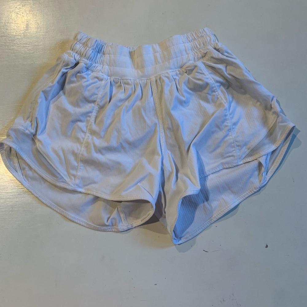 Lululemon shorts. White. Size 2.